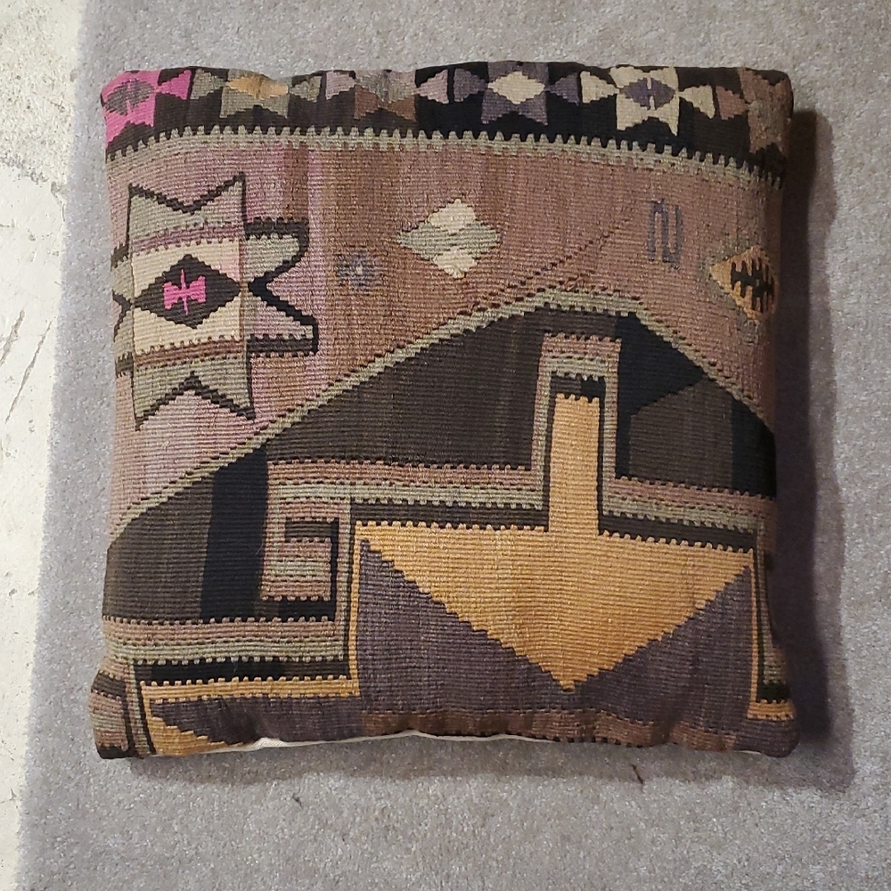 IKEA Kilim Pillow in Cream
